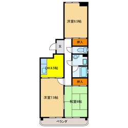 マンション城南の物件間取画像